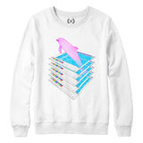 DOLPHIN SWIM : Sweatshirt | Unisex | Vaporwave Sweatshirt | Vaporwave Fashion