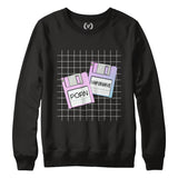 FLOPPIES : Sweatshirt | Unisex | Vaporwave Sweatshirt | Vaporwave Fashion