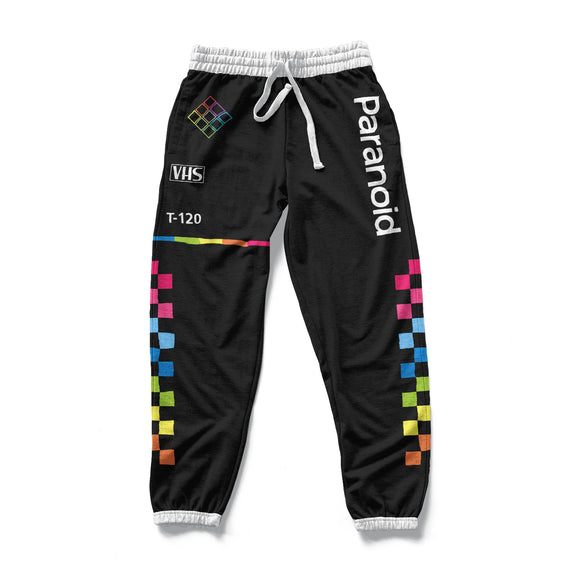 PARANOID : AOP Joggers | All Over Print | Joggers | Vaporwave Fashion