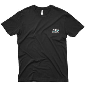 VHS Splatter : Embroidered T-Shirt