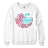 WAVEY : Sweatshirt | Unisex | Vaporwave Sweatshirt | Vaporwave Fashion